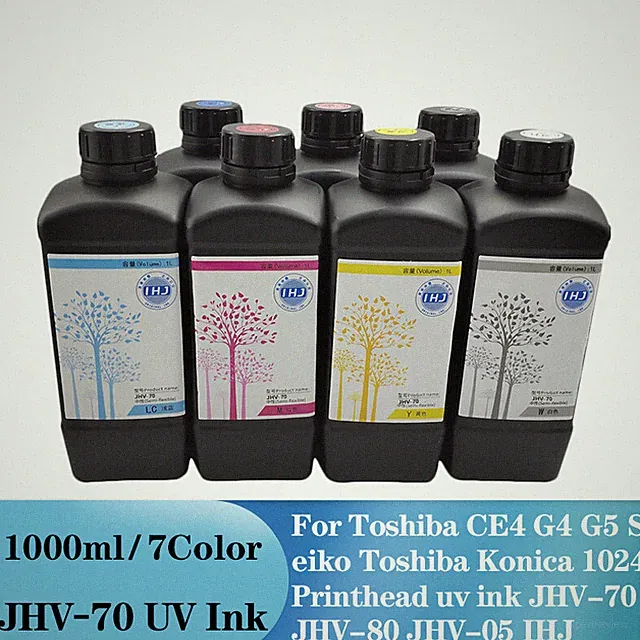 1000ML compatible for Sakata/Toshiba CE4 G5 Seiko Konica 1024 Printhead uv ink