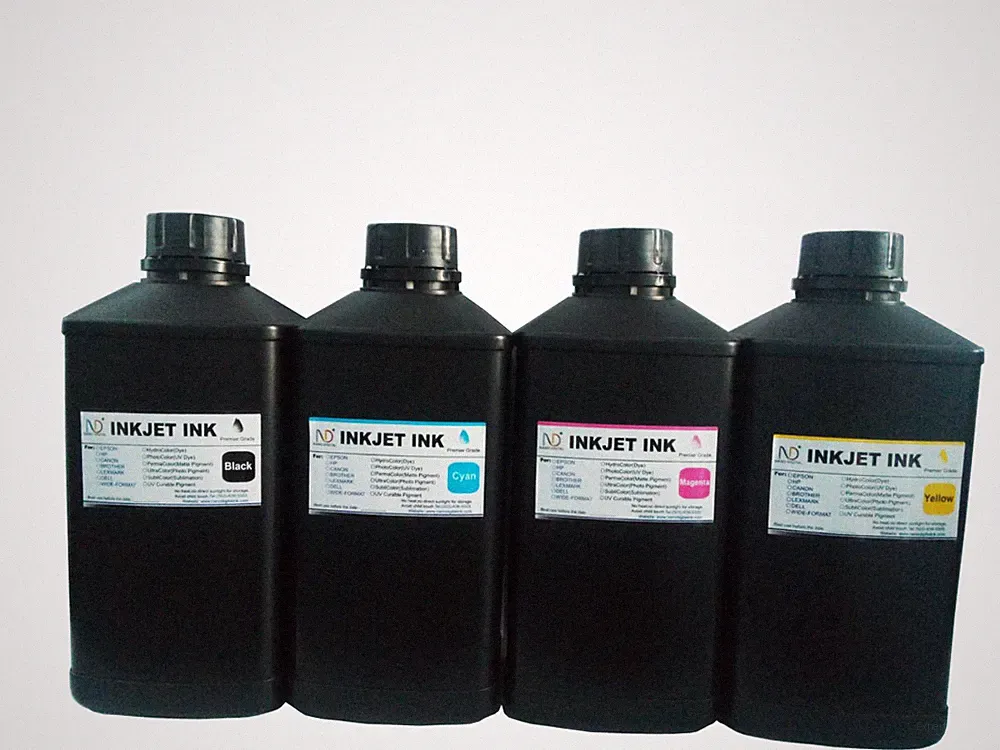 4 Liter ND® LED UV Curable ink for using Spectra Ricoh Xaar Konica Seiko heads