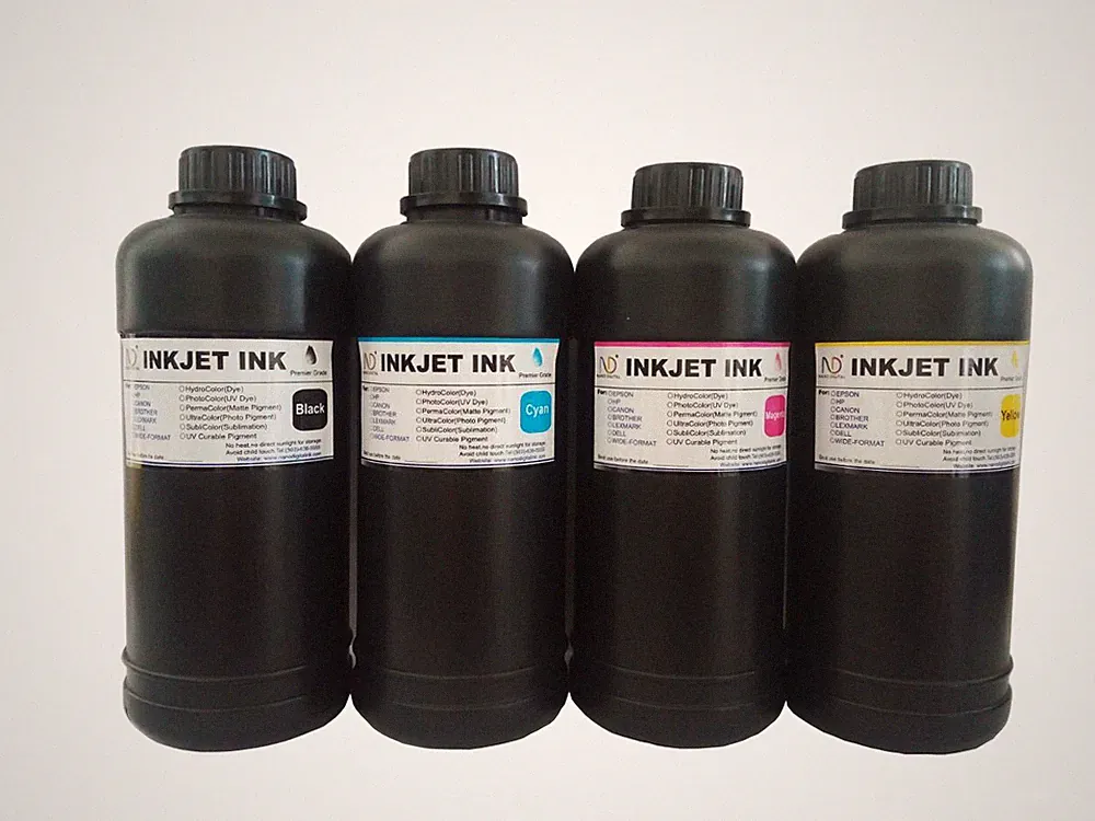 4x500ml ND® LED UV Curable ink for Ricoh Spectra Xaar K-M Seiko printheads