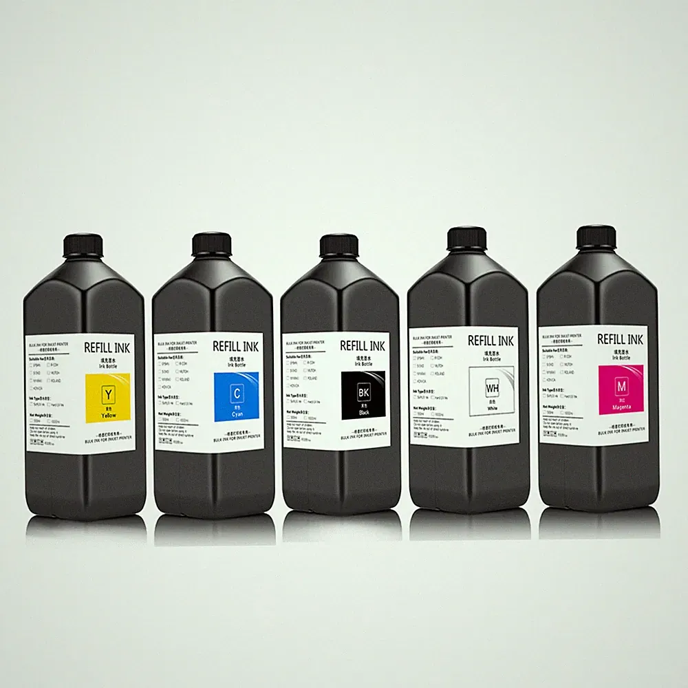 5*1000ml Hard LED UV Ink For Seiko 1020 Printer