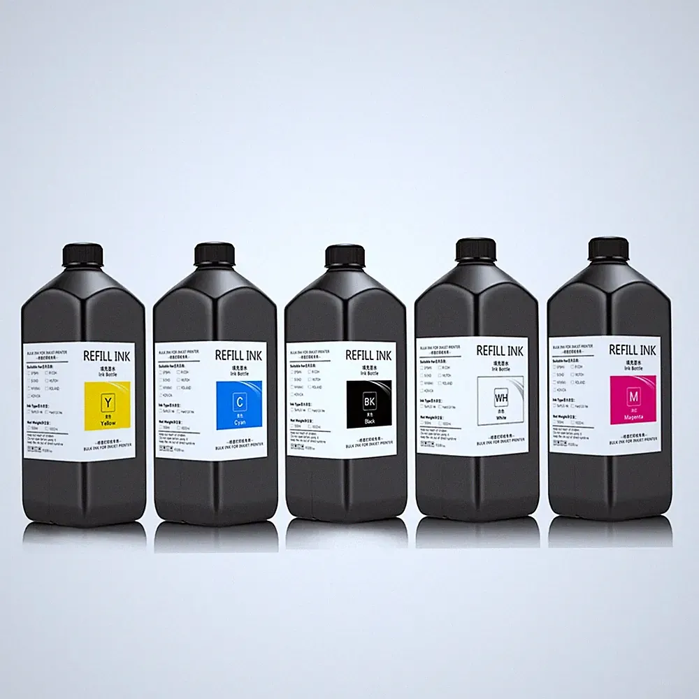 5x1000ml New Improved Universal Use LED UV Inkjet Ink For Seiko 1020 Printer