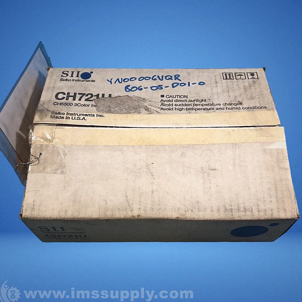 SEIKO CH721U 3Color Ink Sheet Wax Transfer Ribbons FNOB
