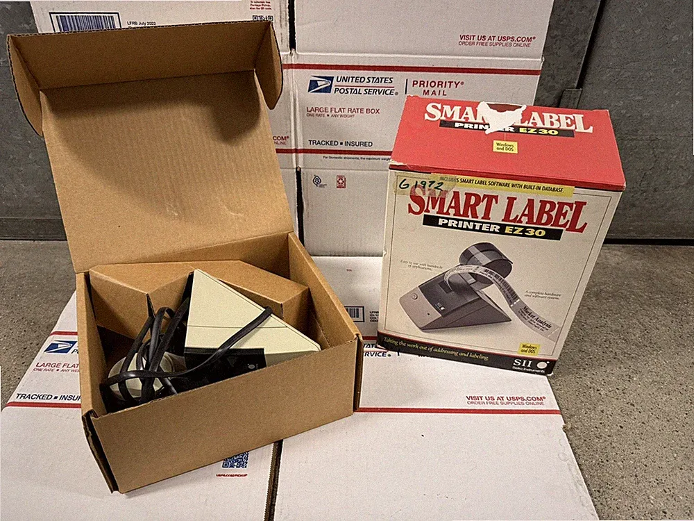 Seiko Smart Label Printer EZ30, B/W, ink-jet, 72 x 138 dpi, 4ppm
